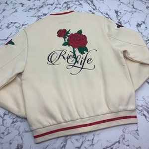 Men's Makobi Ivory | Red Rich Life Full Zip Jacket NWT